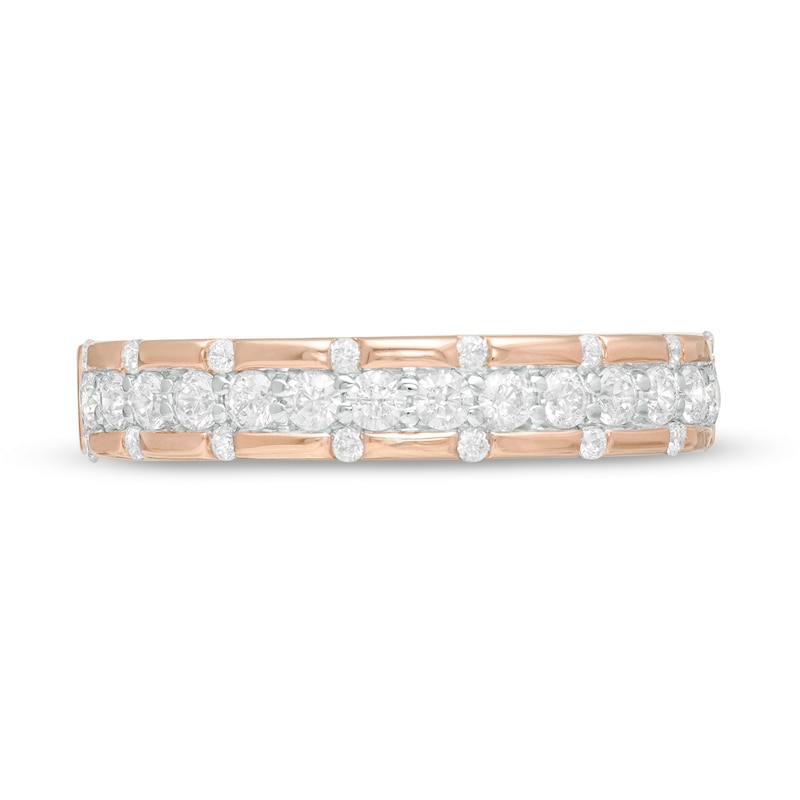 Previously Owned - 0.48 CT. T.W. Diamond Anniversary Band in 10K Rose Gold