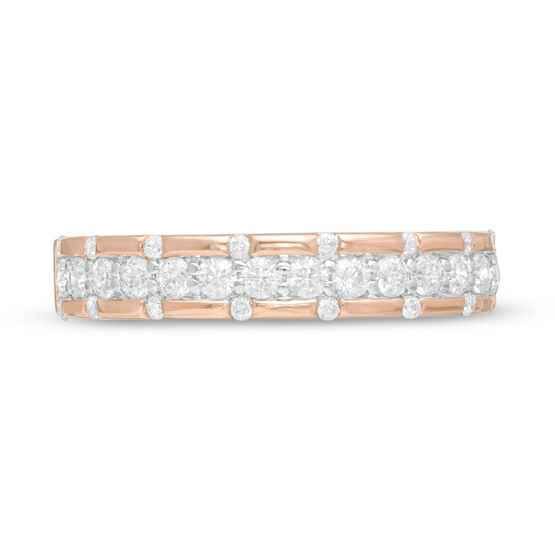 Previously Owned - 0.48 CT. T.W. Diamond Anniversary Band in 10K Rose Gold