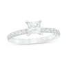 Thumbnail Image 0 of Previously Owned - 0.70 CT. T.W. Princess-Cut Diamond Engagement Ring in 14K White Gold (I/I2)