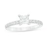 Thumbnail Image 0 of Previously Owned - 0.70 CT. T.W. Princess-Cut Diamond Engagement Ring in 14K White Gold (I/I2)