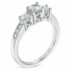 Thumbnail Image 1 of Previously Owned - 1.00 CT. T.W. Diamond Three Stone Past Present Future Engagement Ring in 14K White Gold