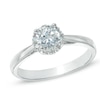 Thumbnail Image 0 of Previously Owned - 0.70 CT. T.W. Diamond Frame Engagement Ring in 14K White Gold (I/I1)