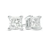 Thumbnail Image 1 of Previously Owned - 0.30 CT. T.W. Princess-Cut Diamond Solitaire Stud Earrings in 14K White Gold