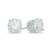 Thumbnail Image 1 of Previously Owned - 1.20 CT. T.W. Diamond Solitaire Stud Earrings in 14K White Gold