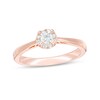 Thumbnail Image 1 of Previously Owned - 0.33 CT. T.W.   Diamond Frame Engagement Ring in 14K Rose Gold (I/I1)