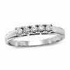 Thumbnail Image 1 of Previously Owned - 0.20 CT. T.W. Diamond Wedding Band in 14K White Gold