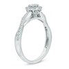 Thumbnail Image 1 of Previously Owned - 0.50 CT. T.W. Diamond Twist Engagement Ring in 10K White Gold