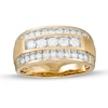 Thumbnail Image 0 of Previously Owned - Men's 1.00 CT. T.W. Diamond Triple Row Ring in 10K Gold