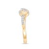 Thumbnail Image 3 of Previously Owned - Interwoven™ 0.10 CT. T.W. Diamond Ring in 10K Gold