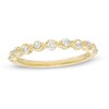 Thumbnail Image 0 of Previously Owned - 0.30 CT. T.W. Diamond Wavy Wedding Band in 10K Gold