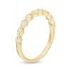 Thumbnail Image 2 of Previously Owned - 0.30 CT. T.W. Diamond Wavy Wedding Band in 10K Gold