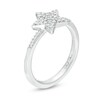 Thumbnail Image 2 of Previously Owned - Marilyn Monroe™ Collection 0.15 T. T.W. Diamond Star Ring in Sterling Silver
