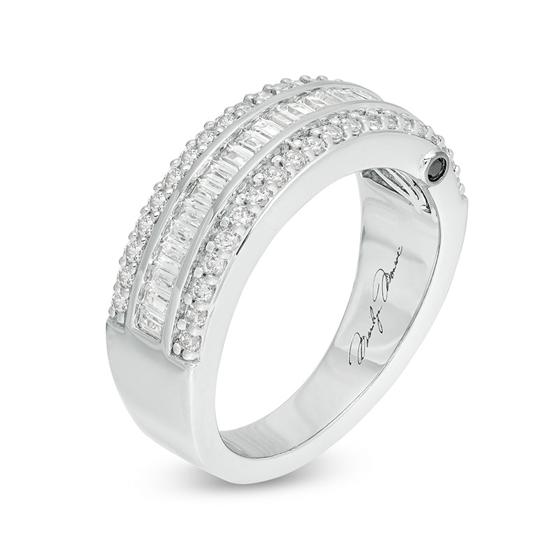 Previously Owned - Marilyn Monroe™ Collection 0.69 CT. T.W. Diamond Multi-Row Band in 14K White Gold