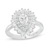 Thumbnail Image 1 of Previously Owned - Marilyn Monroe™ Collection 1.45 CT. T.W. Pear-Shaped Diamond Frame Engagement Ring in 14K White Gold