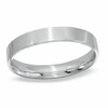 Thumbnail Image 0 of Previously Owned - Ladies' 3.0mm Comfort Fit Flat Wedding Band in 10K White Gold