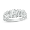 Thumbnail Image 0 of Previously Owned - 0.50 CT. T.W. Diamond Multi-Row Anniversary Band in 10K White Gold