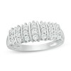 Thumbnail Image 0 of Previously Owned - 0.50 CT. T.W. Diamond Multi-Row Anniversary Band in 10K White Gold