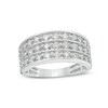 Thumbnail Image 0 of Previously Owned - 1.00 CT. T.W. Diamond Multi-Row Band in 10K White Gold