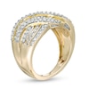 Thumbnail Image 3 of Previously Owned - 1.00 CT. T.W. Diamond Multi-Row Wave Ring in 10K Gold