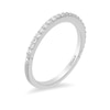 Thumbnail Image 2 of Previously Owned - Enchanted Disney Princess 0.18 CT. T.W. Diamond Band in 14K White Gold