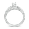 Thumbnail Image 3 of Previously Owned - 0.45 CT. T.W. Princess-Cut Diamond Vintage-Style Bridal Set in 10K White Gold