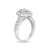 Thumbnail Image 1 of Previously Owned - 1.50 CT. T.W. Diamond Pear-Shaped Double Frame Engagement Ring in 10K White Gold