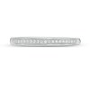Thumbnail Image 3 of Previously Owned - 0.04 CT. T.W. Diamond Vintage-Style Anniversary Band in 10K White Gold
