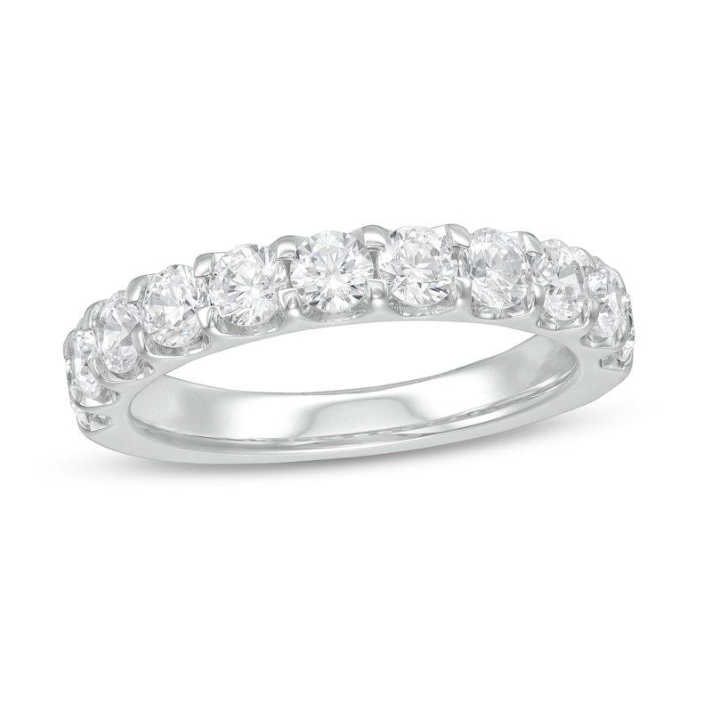 Previously Owned - 1.20 CT. T.W. Diamond Eleven Stone Band in 10K White Gold|Peoples Jewellers