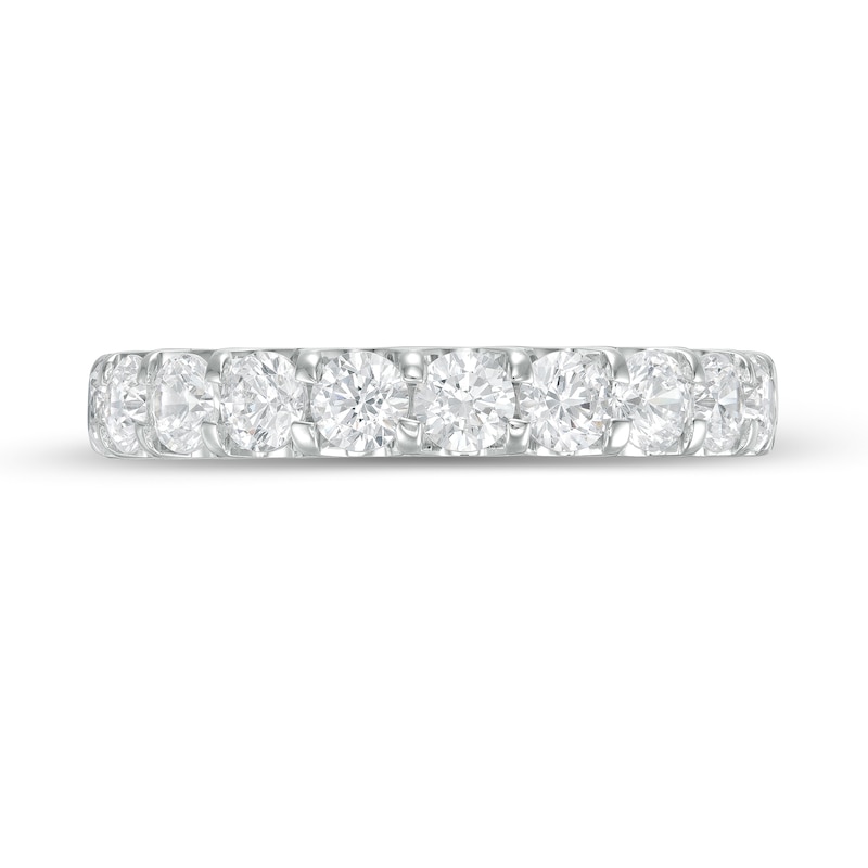 Previously Owned - 1.20 CT. T.W. Diamond Eleven Stone Band in 10K White Gold