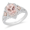 Thumbnail Image 0 of Previously Owned - Enchanted Disney Aurora Morganite and 0.69 CT. T.W. Diamond Engagement Ring in 14K Two-Tone Gold