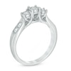 Thumbnail Image 2 of Previously Owned - 0.45 CT. T.W. Diamond Past Present Future® Engagement Ring in 10K White Gold