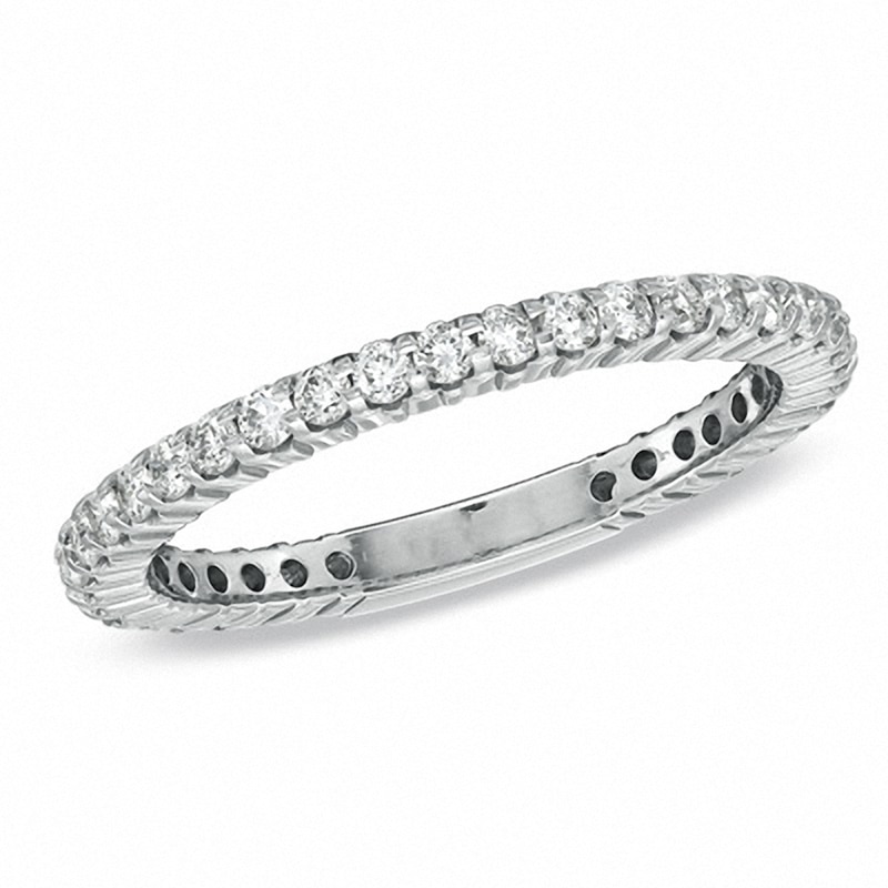 Previously Owned - 0.50 CT. T.W. Diamond Eternity Anniversary Band in 14K White Gold