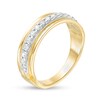 Thumbnail Image 2 of Previously Owned - Men's 0.50 CT. T.W. Diamond Milgrain Anniversary Band in 10K Gold