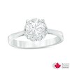 Thumbnail Image 0 of Previously Owned - 1.50 CT. T.W. Diamond Frame Engagement Ring in 14K White Gold (I/I1)