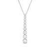 Thumbnail Image 1 of Previously Owned - Marilyn Monroe™ Collection 0.95 CT. T.W. Journey Diamond Pendant in 10K White Gold