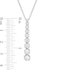 Thumbnail Image 2 of Previously Owned - Marilyn Monroe™ Collection 0.95 CT. T.W. Journey Diamond Pendant in 10K White Gold