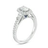 Thumbnail Image 2 of Previously Owned - Vera Wang Love Collection 0.95 CT. T.W. Oval Diamond Engagement Ring in 14K White Gold