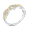 Thumbnail Image 1 of Previously Owned - 0.20 CT. T.W. Diamond Braid Anniversary Band in 10K Gold