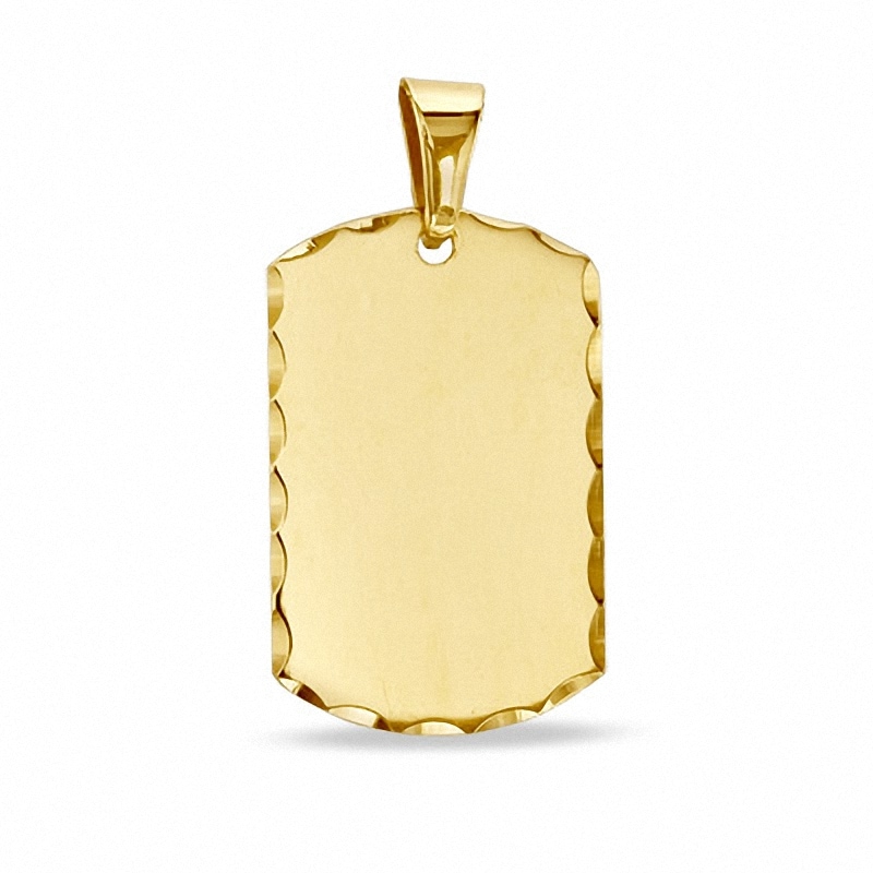 Previously Owned - 10K Gold ID Tag Charm|Peoples Jewellers