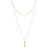Thumbnail Image 1 of Previously Owned - Double Strand Choker Necklace in 14K Gold - 16"