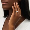 Thumbnail Image 1 of Previously Owned - Adrianna Papell 0.93 CT. T.W. Diamond Bridal Set in 14K White Gold (F/I1)