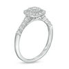 Previously Owned - 0.25 CT. T.W. Diamond Double Cushion Frame Promise Ring in 10K White Gold