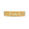 Thumbnail Image 3 of Previously Owned - 0.065 CT. T.W. Diamond Ornate Wedding Band in 10K Gold