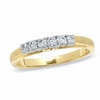 Thumbnail Image 1 of Previously Owned - 0.25 CT. T.W. Diamond Wedding Band in 14K Gold