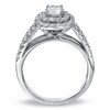 Thumbnail Image 3 of Previously Owned - 1.47 CT. T.W. Diamond Double Frame Bridal Set in 14K White Gold