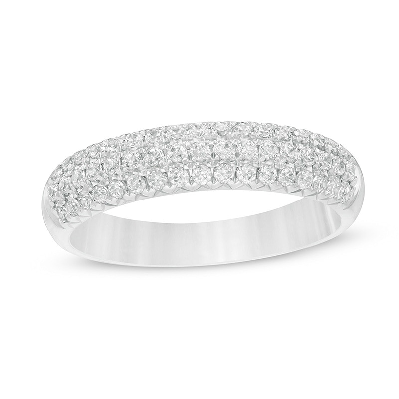 Previously Owned - 0.50 CT. T.W.  Diamond Band in 14K White Gold (I/SI2)|Peoples Jewellers