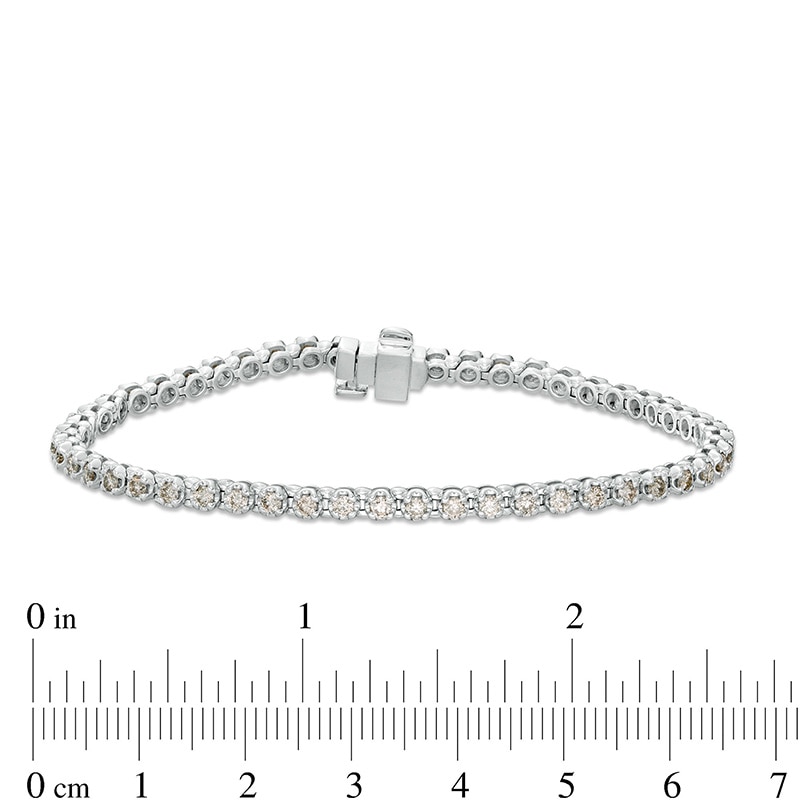 Previously Owned - 2.00 CT. T.W. Diamond Tennis Bracelet in 10K White Gold|Peoples Jewellers