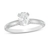 Thumbnail Image 1 of Previously Owned - 0.95 CT. T.W. Oval Diamond Engagement Ring in 14K White Gold