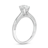 Thumbnail Image 3 of Previously Owned - 0.95 CT. T.W. Oval Diamond Engagement Ring in 14K White Gold