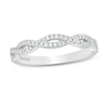 Thumbnail Image 0 of Previously Owned - Kleinfeld® 0.23 CT. T.W. Diamond Twist Band in 14K White Gold